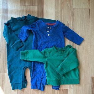 Primary Kids Bundle: sweatshirt & rompers
